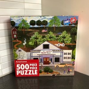 500 piece Sure-Lox Americana puzzle